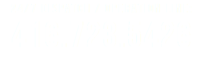 24/7 Dispatch / operation line:
416.723.5426